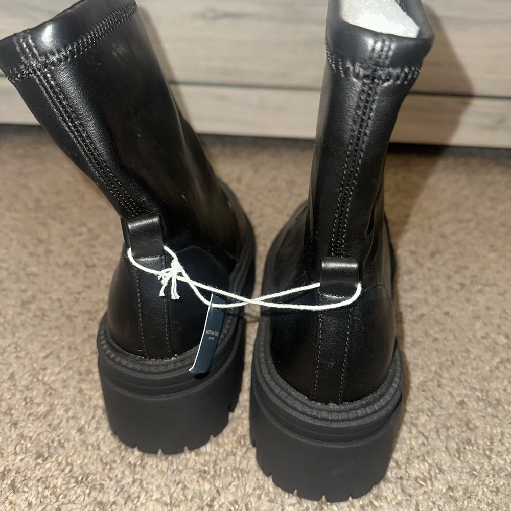 American Eagle Outfitters Black Combat Boots